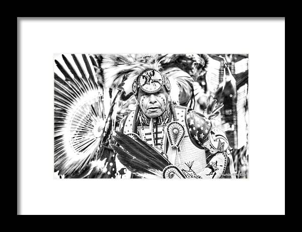 Lakota Framed Print featuring the photograph Traditional Dancer by Clarice Lakota