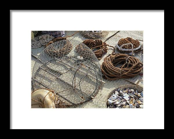 Uae Framed Print featuring the photograph Traditional Fishing Stuff by Mark Sellers