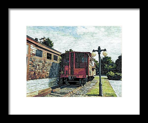 Old Framed Print featuring the photograph Train Tracked by Onedayoneimage Photography