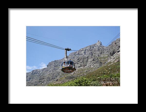 Tram Framed Print featuring the photograph Tramway to Cable Mountain by Bev Conover