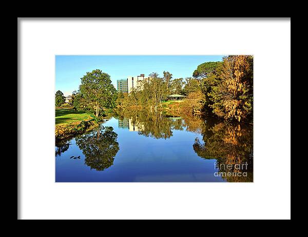 Tranquil River Framed Print featuring the photograph Tranquil River by Kaye Menner by Kaye Menner
