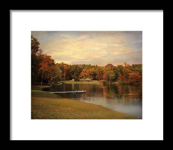 Autumn Framed Print featuring the photograph Tranquility by Jai Johnson