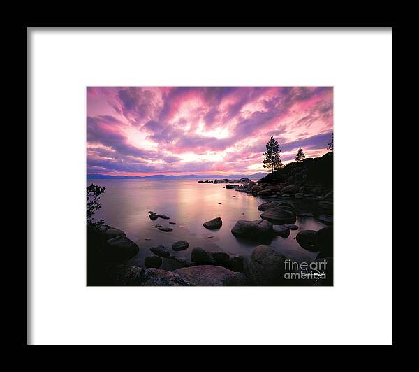 Lake Tahoe Framed Print featuring the photograph Tahoe Tranquility by Vance Fox
