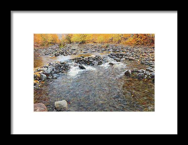 River Framed Print featuring the photograph Tranquille Creek # 2 by Ed Hall
