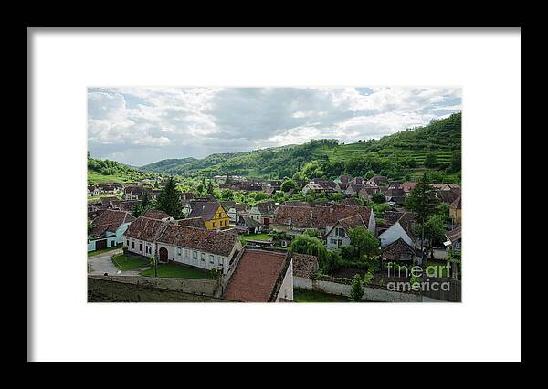 House Framed Print featuring the photograph Transylvania Landscape 2 by Perry Rodriguez