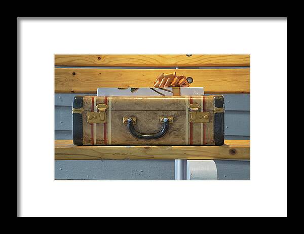 Luggage Framed Print featuring the photograph Travel by Dennis Dugan