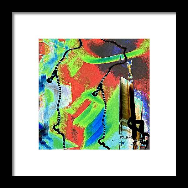 Hawaii Framed Print featuring the digital art Treasures of the Sea by Dorlea Ho