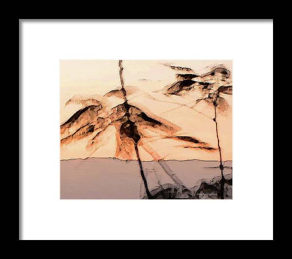 Scenic Framed Print featuring the photograph Tree in Morning by Coke Mattingly