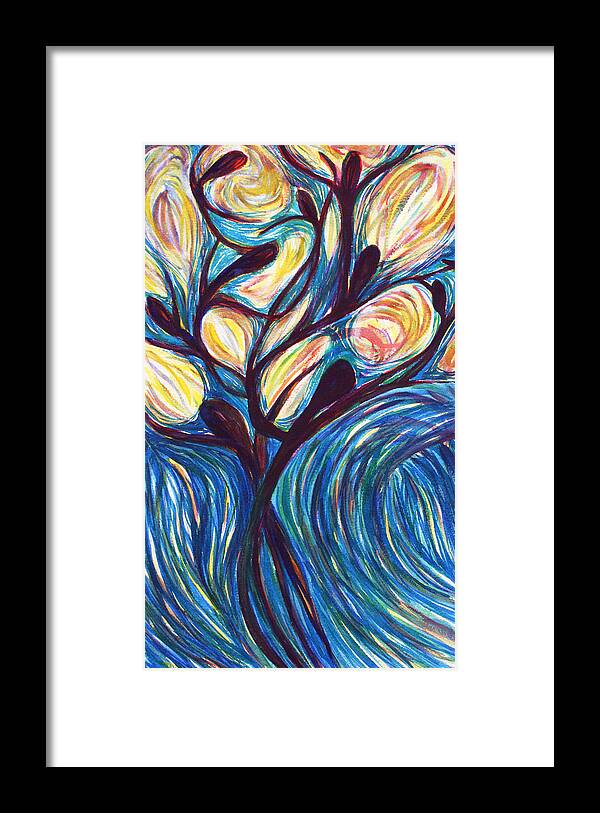 Bible Framed Print featuring the painting Tree of Life by Cory Calantropio