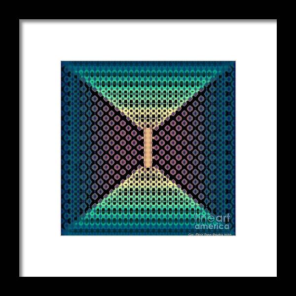  Framed Print featuring the digital art Tri Ortho by Lisa Marie Towne