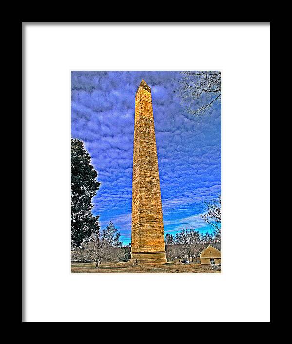 Jefferson Davis Framed Print featuring the photograph Tribute to Jefferson Davis by Stacie Siemsen