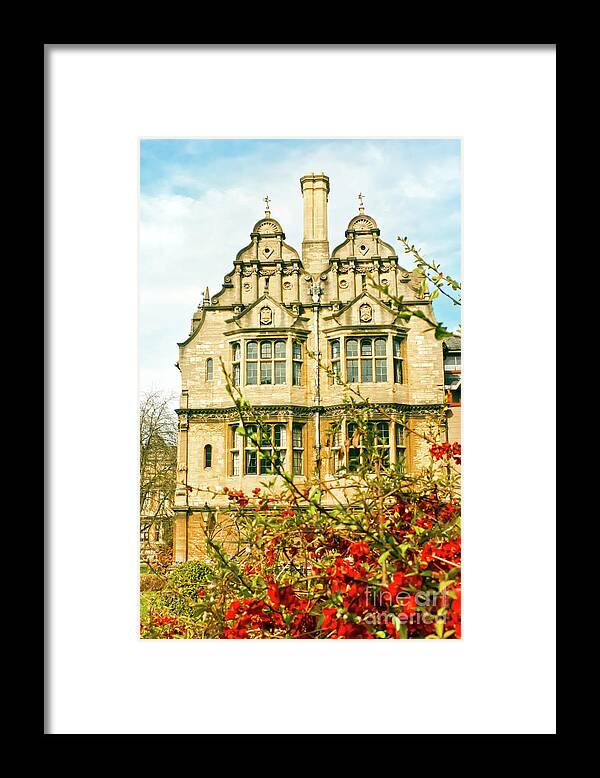 Trinity College Oxford Framed Print featuring the photograph Trinity College Oxford by Terri Waters