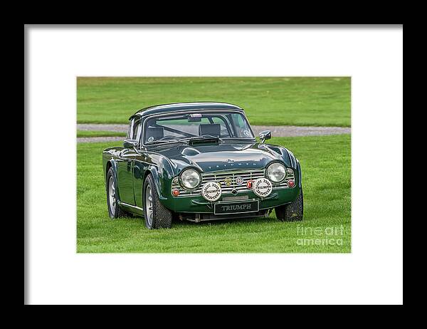 Tr4 Framed Print featuring the photograph Triumph Sports Car by Adrian Evans