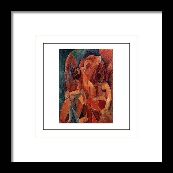 Pablo Picasso Framed Print featuring the painting Trois femmes Three Women by Movie Poster Prints