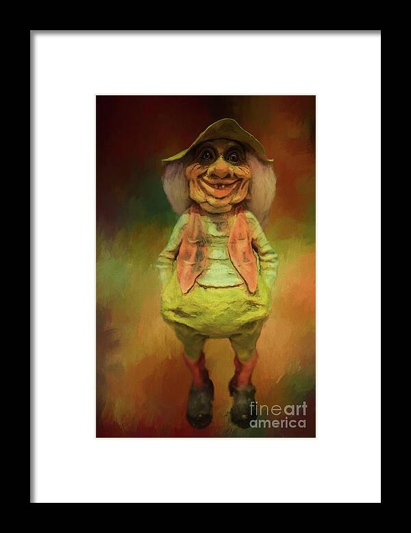 Troll Framed Print featuring the photograph Troll by Eva Lechner