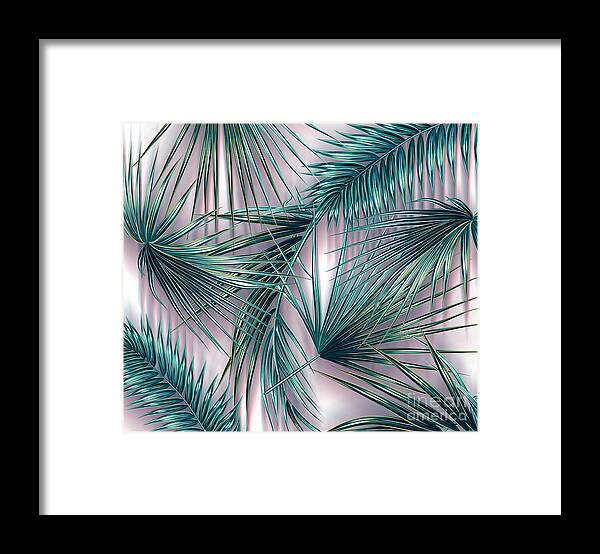 Summer Framed Print featuring the digital art Tropicana by Mark Ashkenazi