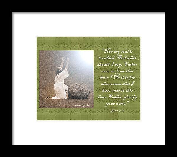 Jesus Framed Print featuring the photograph Troubled Soul by Leticia Latocki