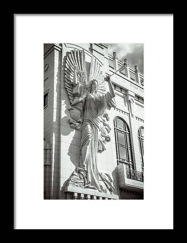Angel Framed Print featuring the photograph Trumpeting Angel by Guy Whiteley
