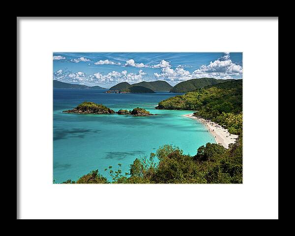 Trunk Bay Framed Print featuring the photograph Trunk Bay Overlook by Harry Spitz