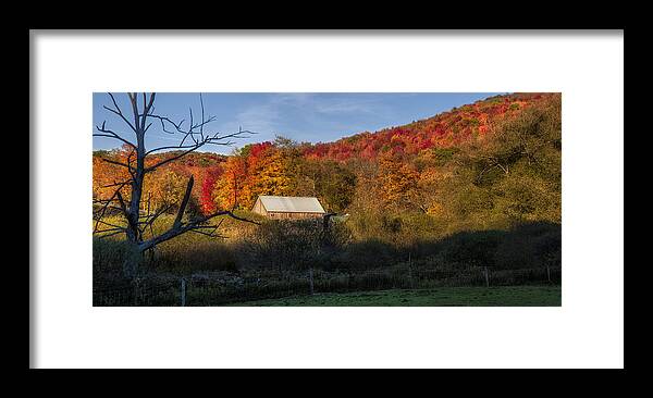 Fall Framed Print featuring the photograph Tucked away by Mark Papke