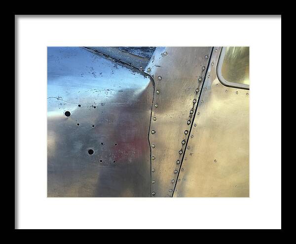 Abstract Framed Print featuring the photograph Tucumcari Fuselage by Matt Cegelis
