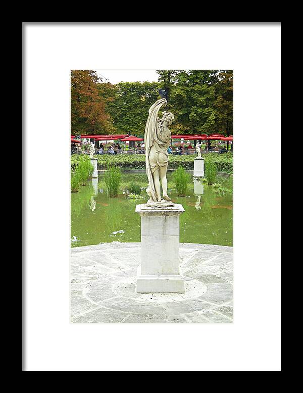 Tuileries Garden Framed Print featuring the photograph Tuileries Trollop by Robert Meyers-Lussier
