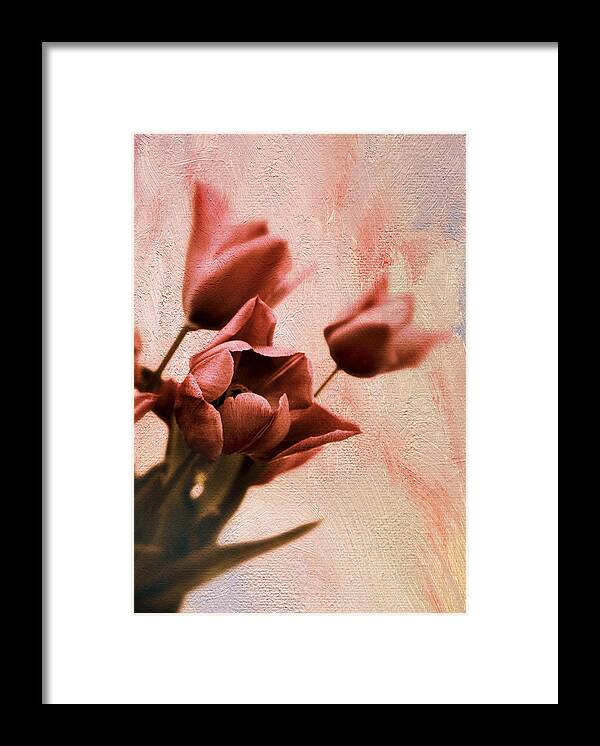 Tulips Framed Print featuring the photograph Tulip Whimsy by Jessica Jenney