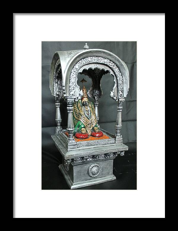 Tulja Bhavani Statue Framed Print by Suresh Talwar - Fine Art America