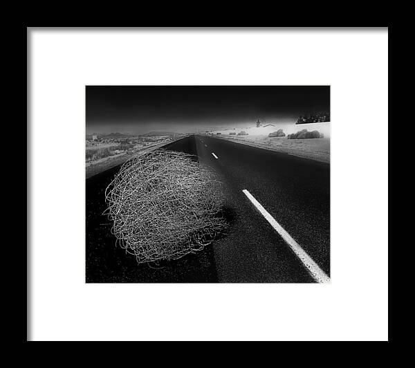 Tumbleweed Framed Print featuring the photograph Tumbleweed by Jim Painter