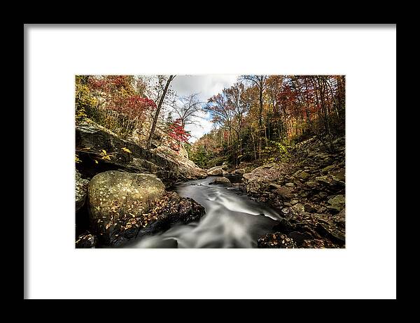 River Framed Print featuring the photograph Tumbling Water by Mike Dunn