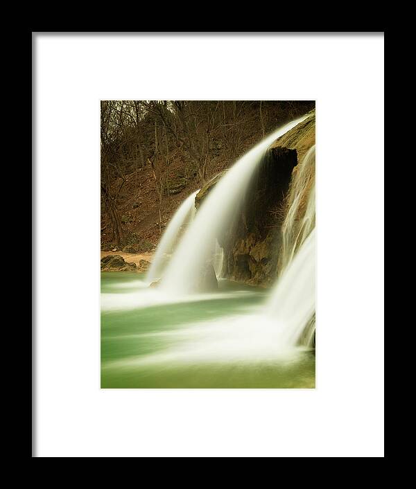Nature Framed Print featuring the photograph Turner Falls XXVII by Ricky Barnard