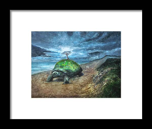 Iroquois Framed Print featuring the photograph Turtle Island by Rick Mosher