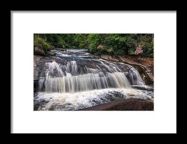 Turtleback Falls Framed Print featuring the photograph Turtleback Falls by Chris Berrier