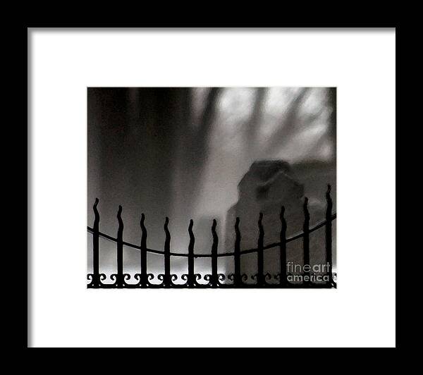 Cemetery Framed Print featuring the photograph Twilight Beyond Grace by Linda Shafer
