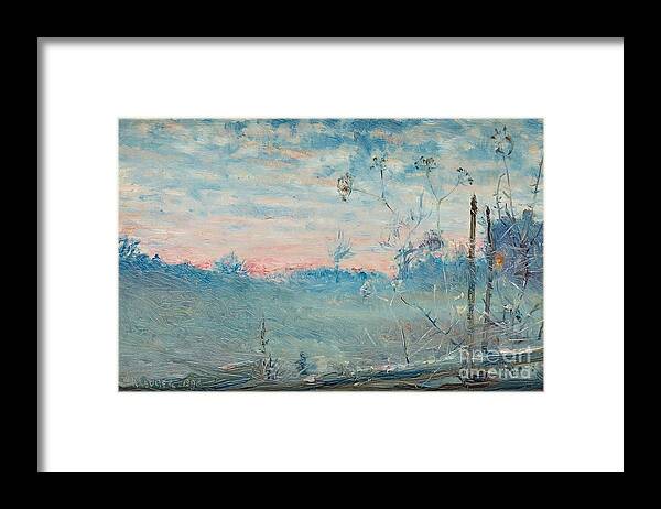 Nils Kreuger Framed Print featuring the painting Twilight by MotionAge Designs