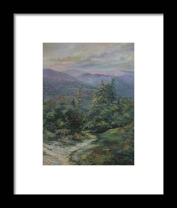 Armenia Framed Print featuring the painting Twilight by Tigran Ghulyan