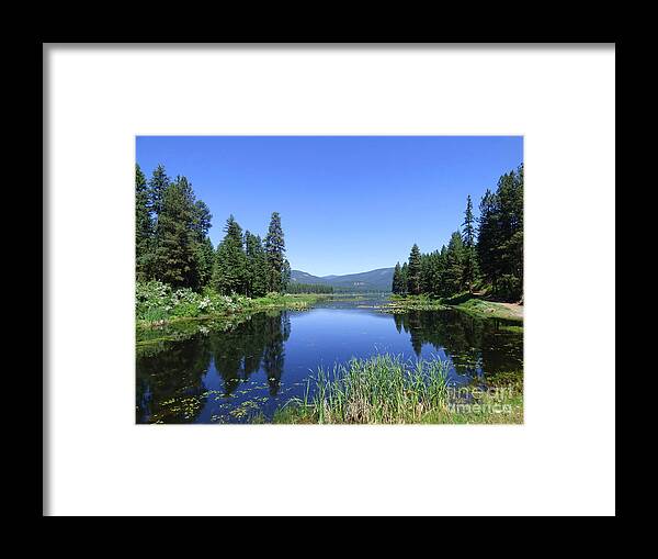 Lake Framed Print featuring the photograph Twin Lakes Reflection by Charles Robinson