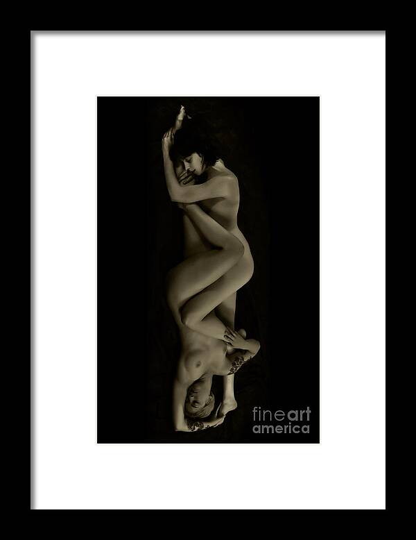 Artistic Framed Print featuring the photograph Twined about each other by Robert WK Clark