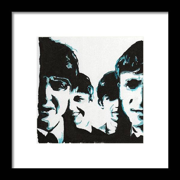 Beatles Framed Print featuring the painting Twist And Shout by Matt Burke