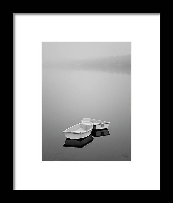 Tiverton Framed Print featuring the photograph Two Boats and Fog by David Gordon