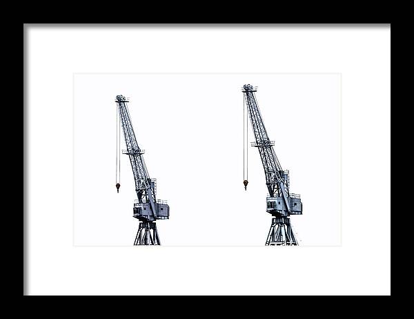 Crane Framed Print featuring the photograph Two Cranes by Joana Kruse