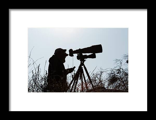 Two Heads Are Better Than One Framed Print featuring the photograph Two Heads Are Better Than One -- Wildlife Photographers in Atascadero, California by Darin Volpe