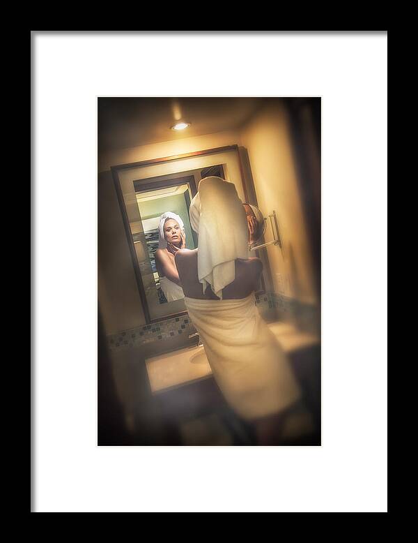 Christa Reday Framed Print featuring the photograph Two Towels by Rikk Flohr
