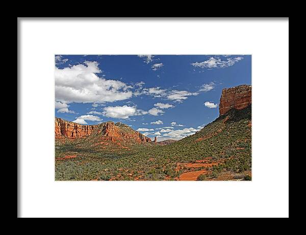 Sedona Framed Print featuring the photograph Typical Day by Gary Kaylor