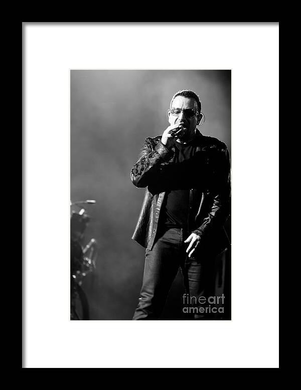 U2 Framed Print featuring the photograph U2 by Jenny Potter by Jenny Potter