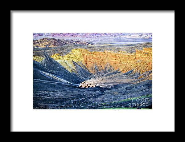 Adventure Framed Print featuring the photograph Ubehebe Crater by Charles Dobbs