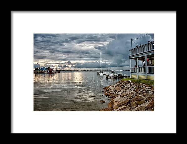 Uncle Earines Framed Print featuring the photograph Uncle Ernies St Andrews Bay by Debra Forand