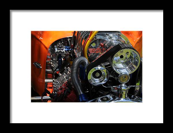 Engine Framed Print featuring the photograph Under the Hood by Mike Martin
