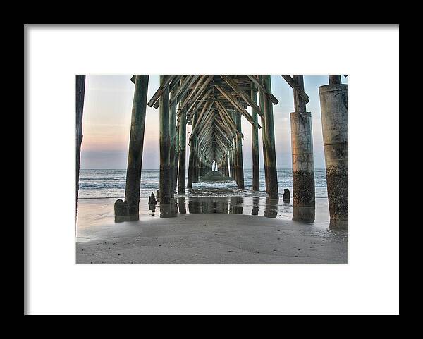 Pier Framed Print featuring the photograph Under the Pier by Doug Ash