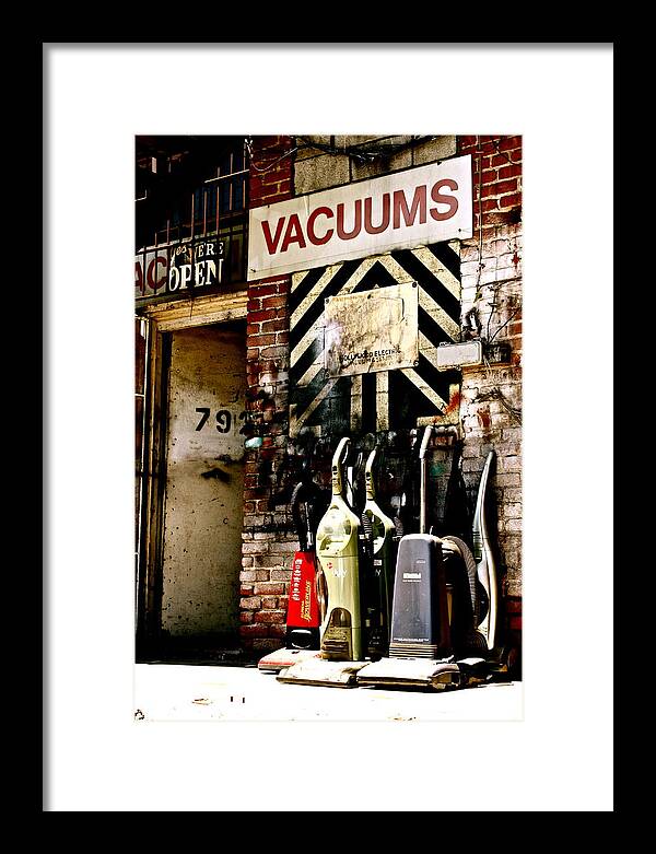 Vacuum Framed Print featuring the photograph Under The Rug by Amber Abbott